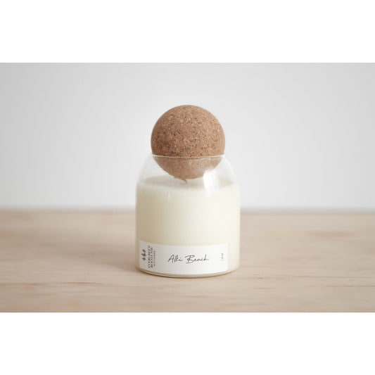 Alki Beach - 12 fl oz Cork Top Soy Candle