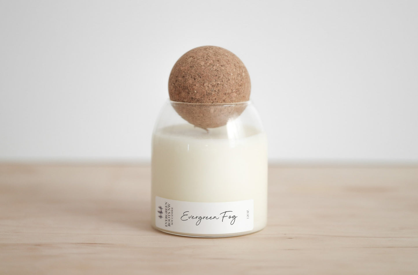 Evergreen Fog - 12 fl oz Cork Top Soy Candle